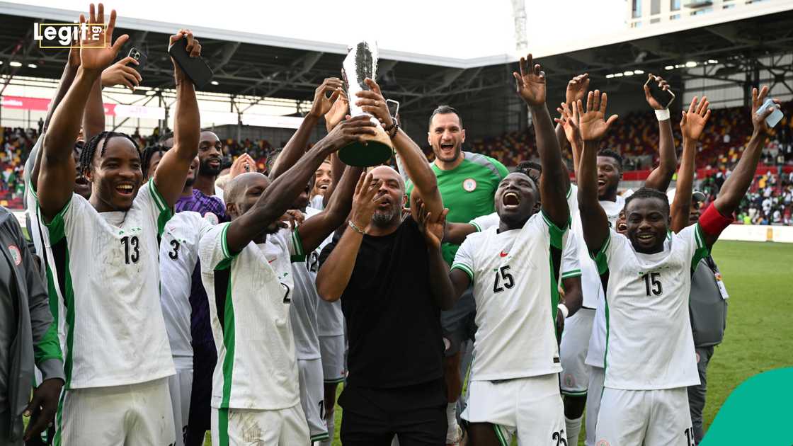 Nigeria, Eric Chelle, Jamaica, Unity Cup, Brentford, England, Brentford Community Stadium Nigeria, Eric Chelle, Jamaica, Unity Cup, Brentford, England, Brentford Community Stadium