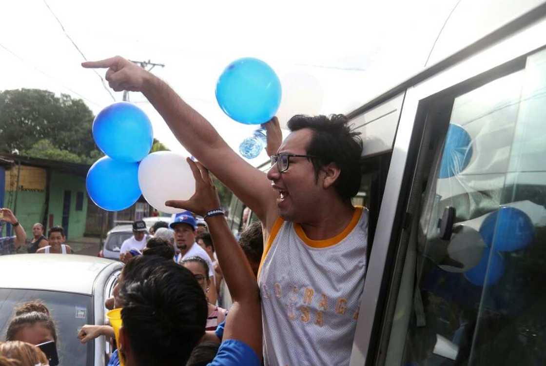 Nicaraguan Yubrank Suazo, seen here after release from jail in 2019, has been sentenced to 10 years in prison Nicaraguan Yubrank Suazo, seen here after release from jail in 2019, has been sentenced to 10 years in prison
