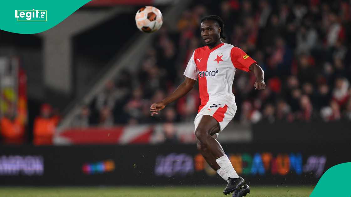 Former Gombe United player Igho Ogbu has scored two goals for Slavia Prague since joining in 2023. Former Gombe United player Igho Ogbu has scored two goals for Slavia Prague since joining in 2023.
