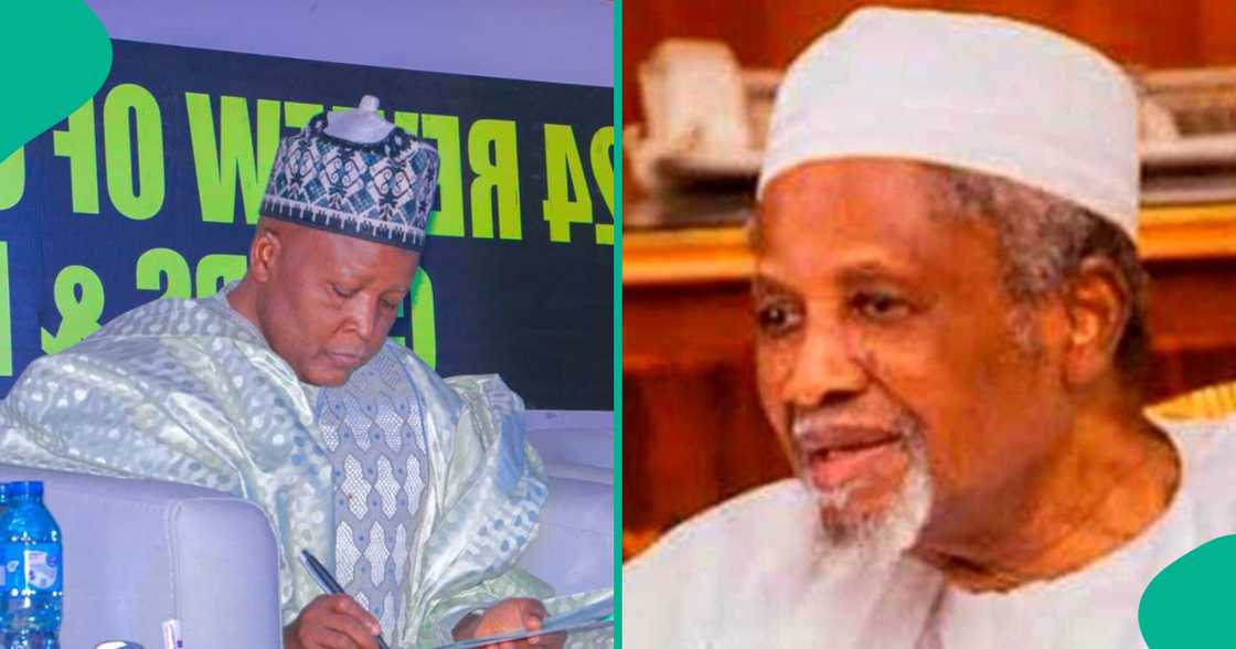 Abdullahi Tijjani Gwarzo da Alhaji Aminu Ɗantata.