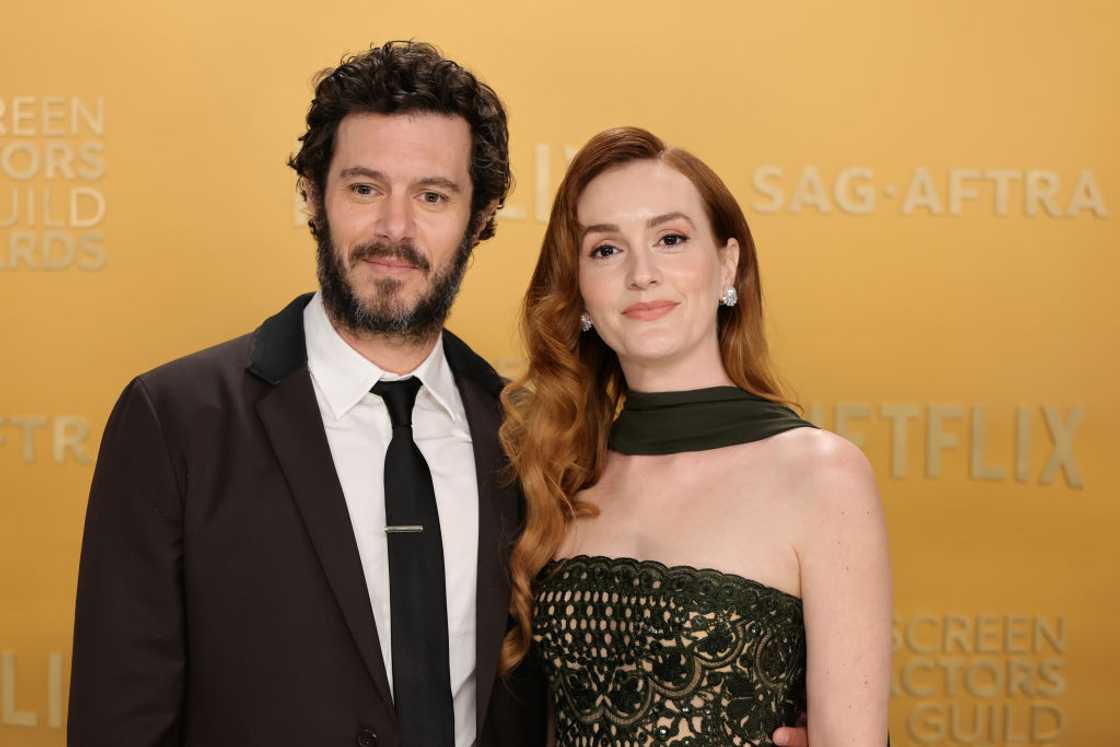 Adam Brody and his wife, Leighton Meester, at a film event in Los Angeles, California Adam Brody and his wife, Leighton Meester, at a film event in Los Angeles, California