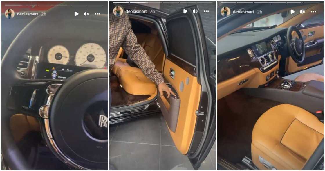 Malivelihood gifts Deola Smart Rolls Royce on Val's Day.