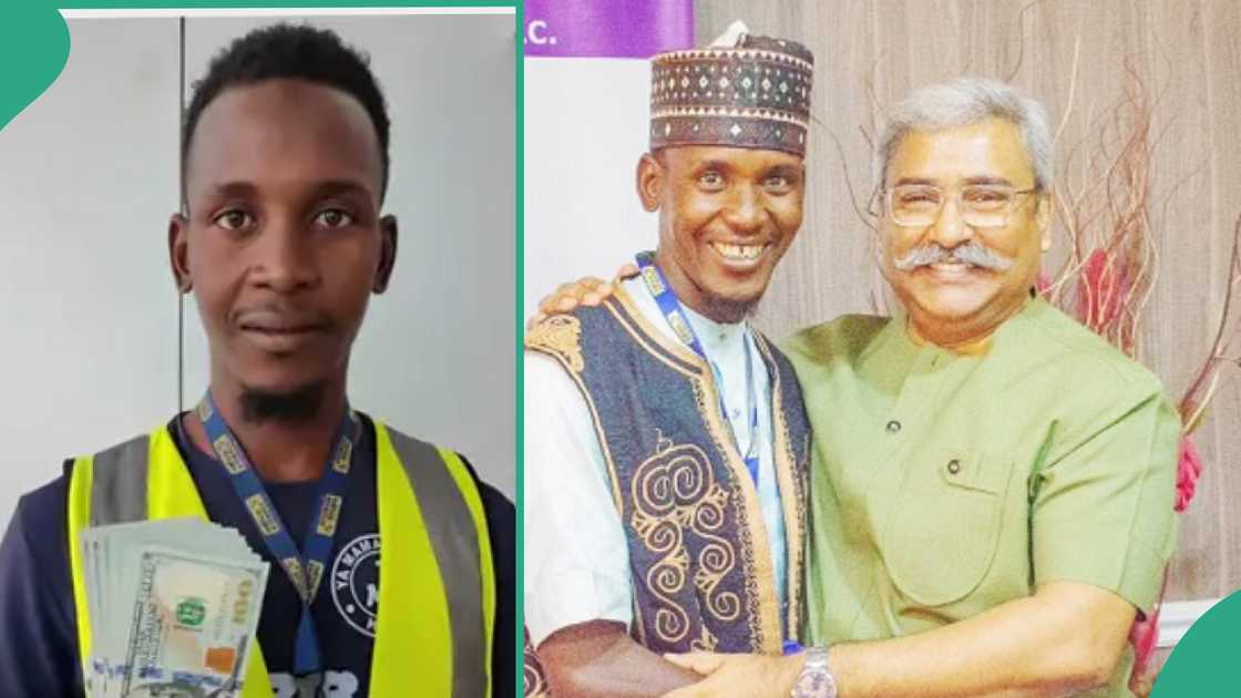 Nigerian cleaner who returned N16 million. Nigerian cleaner who returned N16 million.