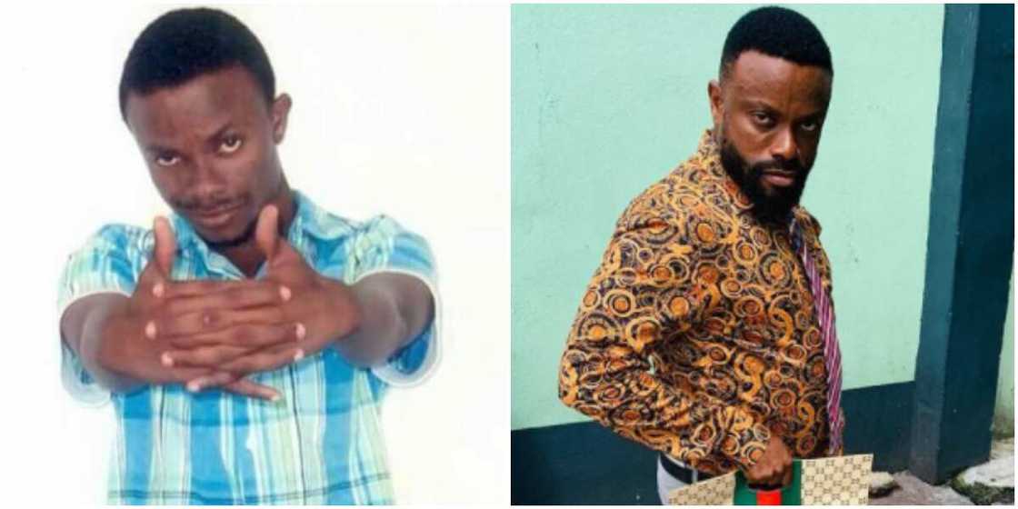 Okon shares hilarious throwback photo of himself Okon shares hilarious throwback photo of himself