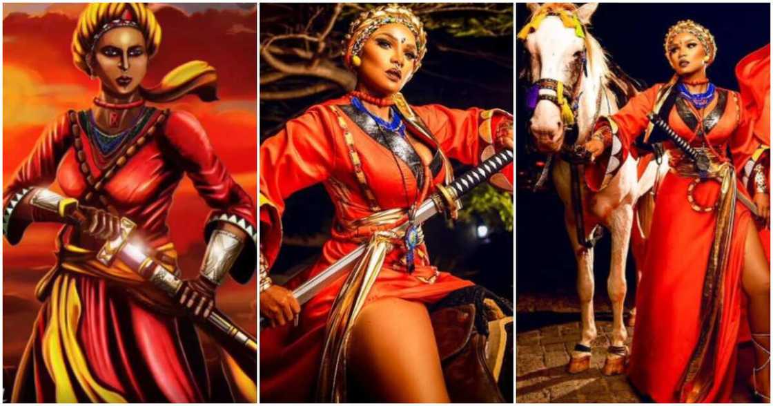 Iyabo Ojo recreates Queen Amina of 16th century Iyabo Ojo recreates Queen Amina of 16th century