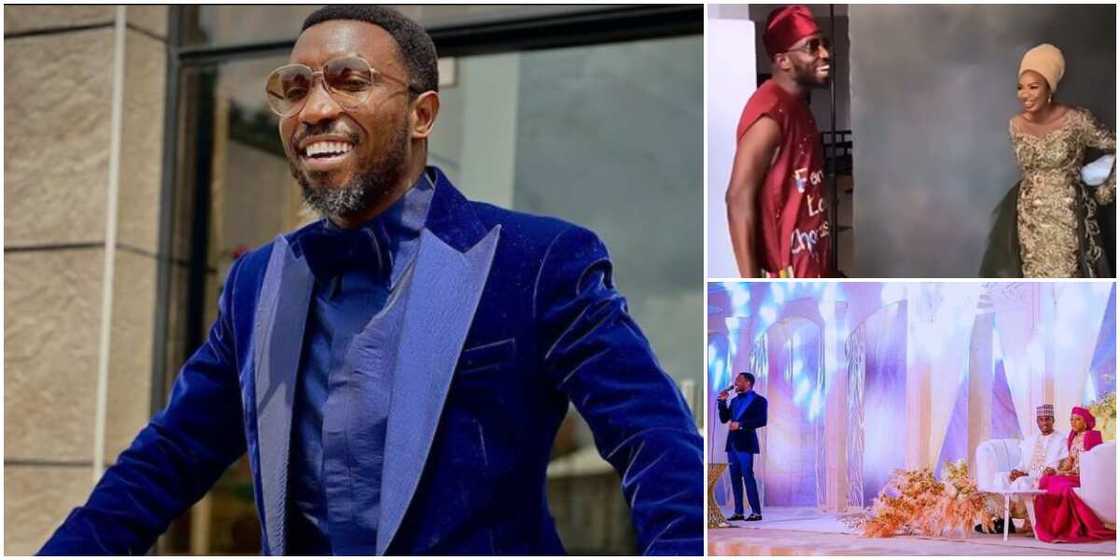 Timi Dakolo sings at weddings