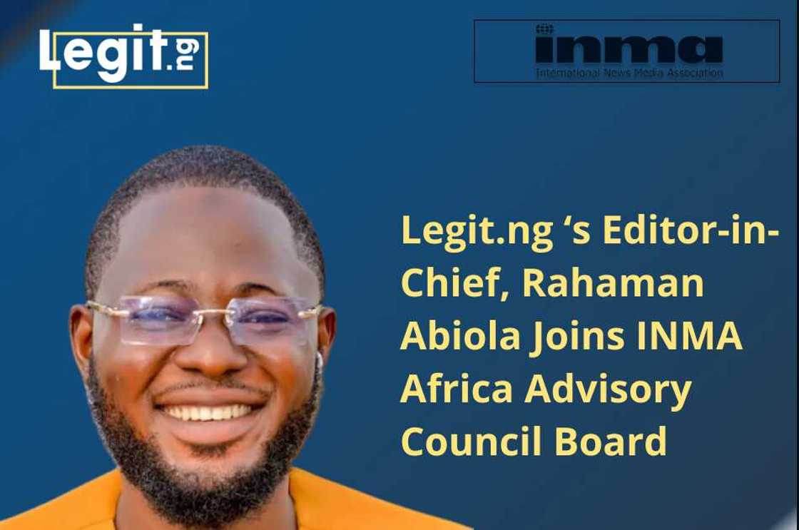 Legit.ng, INMA, Africa Advisory Council Board, Board Member Legit.ng, INMA, Africa Advisory Council Board, Board Member