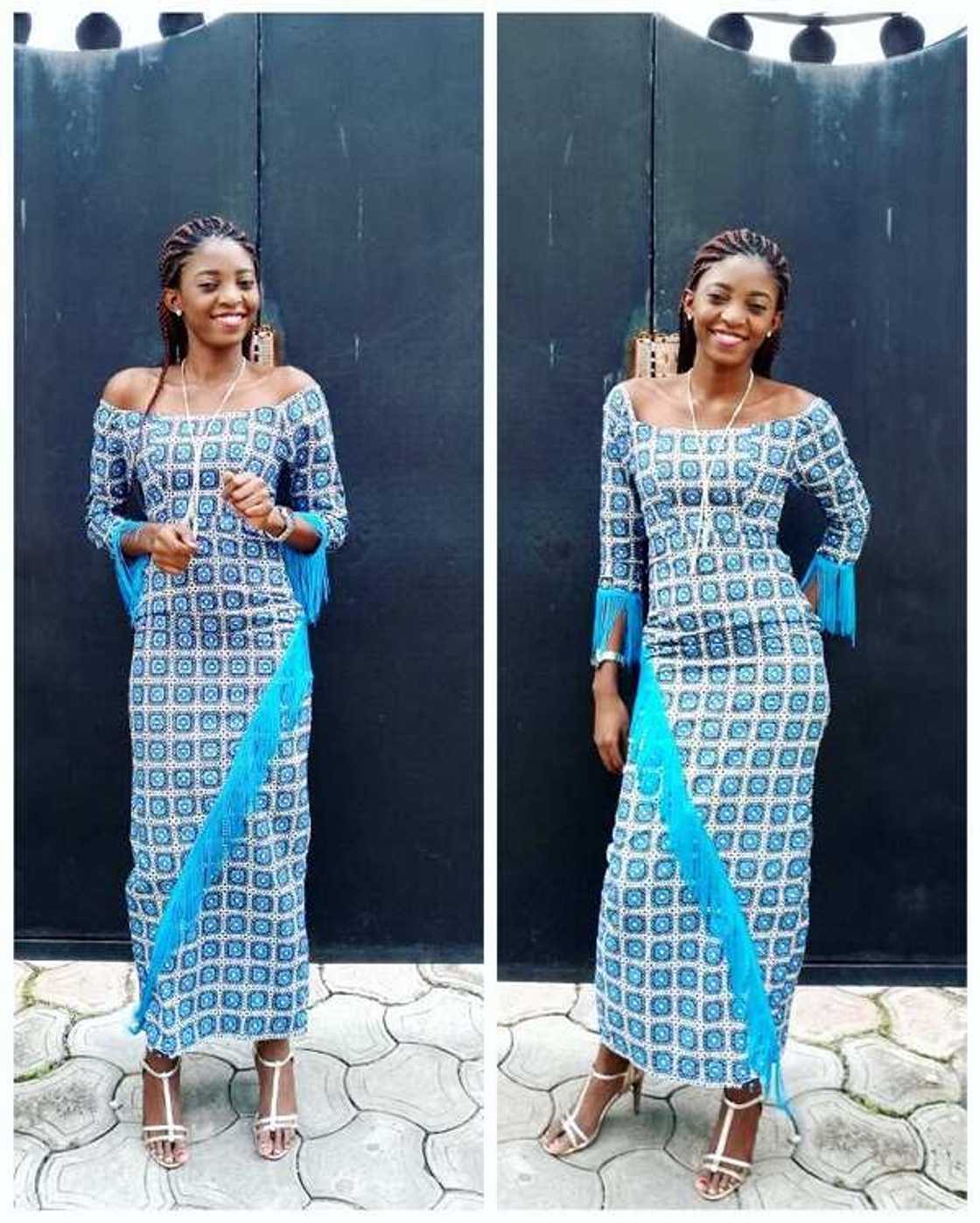 Long cold-shoulder attire trendy in 2019 Long cold-shoulder attire trendy in 2019