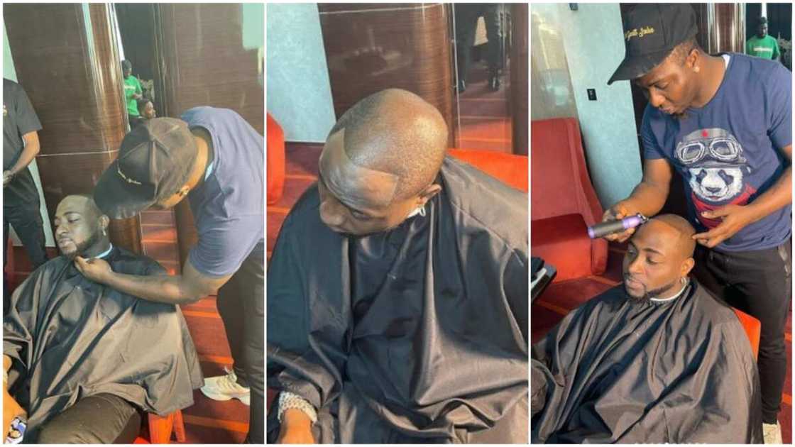There were those who expressed concern over Davido's hairline.