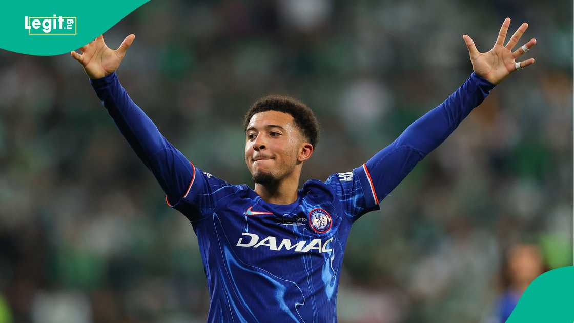 Jadon Sancho, Chelsea, Real Betis, Stadion Wroclaw, Wroclaw, Poland, UEFA Conference League. Jadon Sancho, Chelsea, Real Betis, Stadion Wroclaw, Wroclaw, Poland, UEFA Conference League.