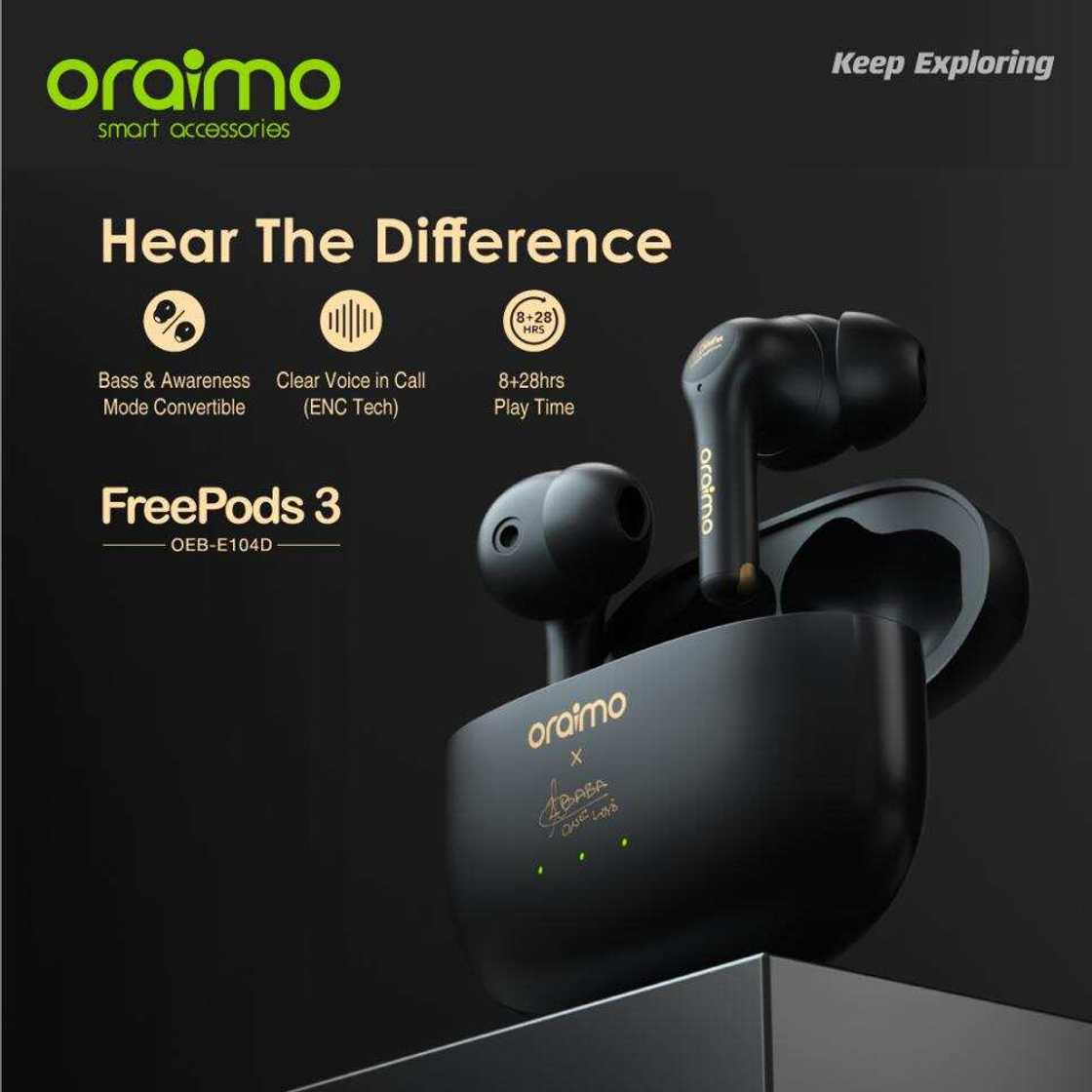 oraimo FreePods 3 Comes With a First of Its Kind Feature oraimo FreePods 3 Comes With a First of Its Kind Feature