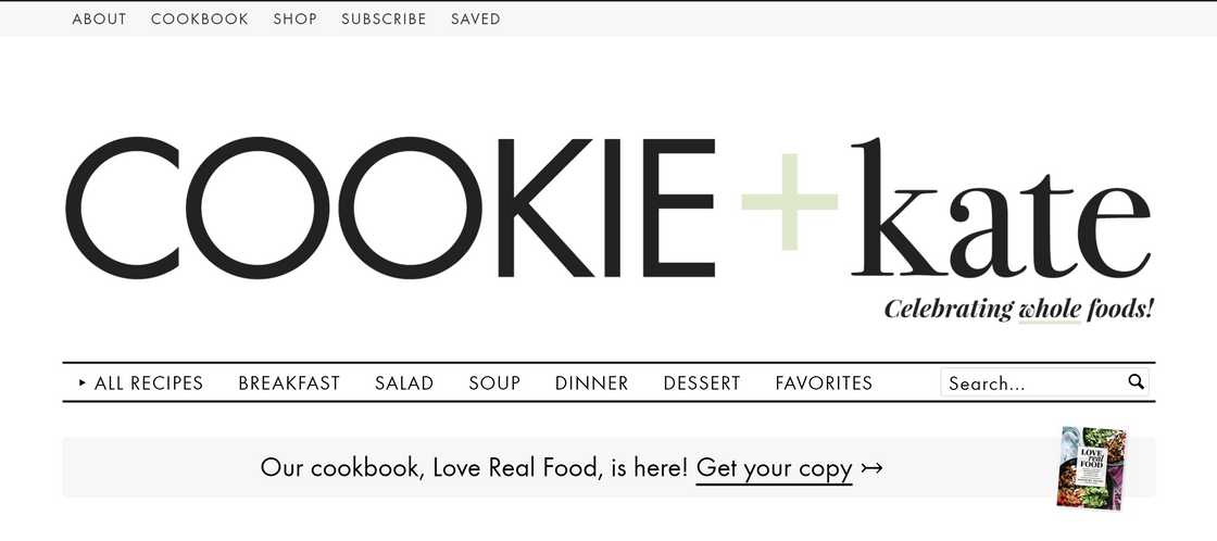 Cookie and Kate homepage