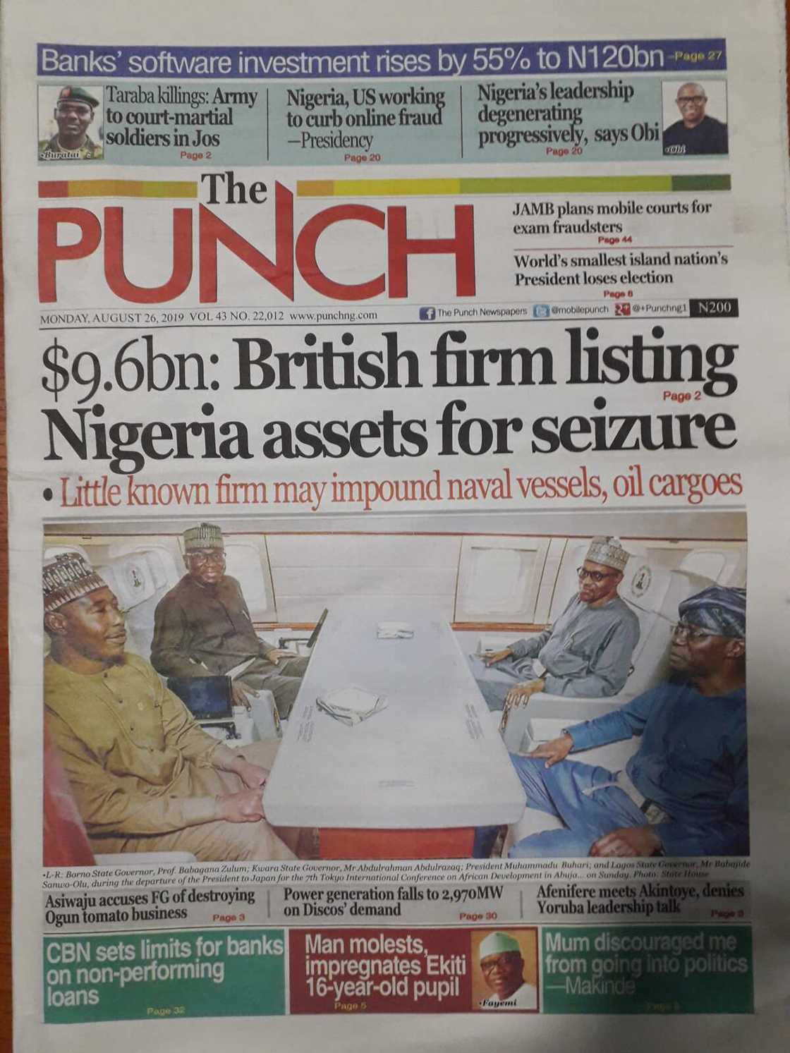 Newspapers review for Monday, August 26: OBJ, Soyinka intervene in Yoruba leadership crisis Newspapers review for Monday, August 26: OBJ, Soyinka intervene in Yoruba leadership crisis