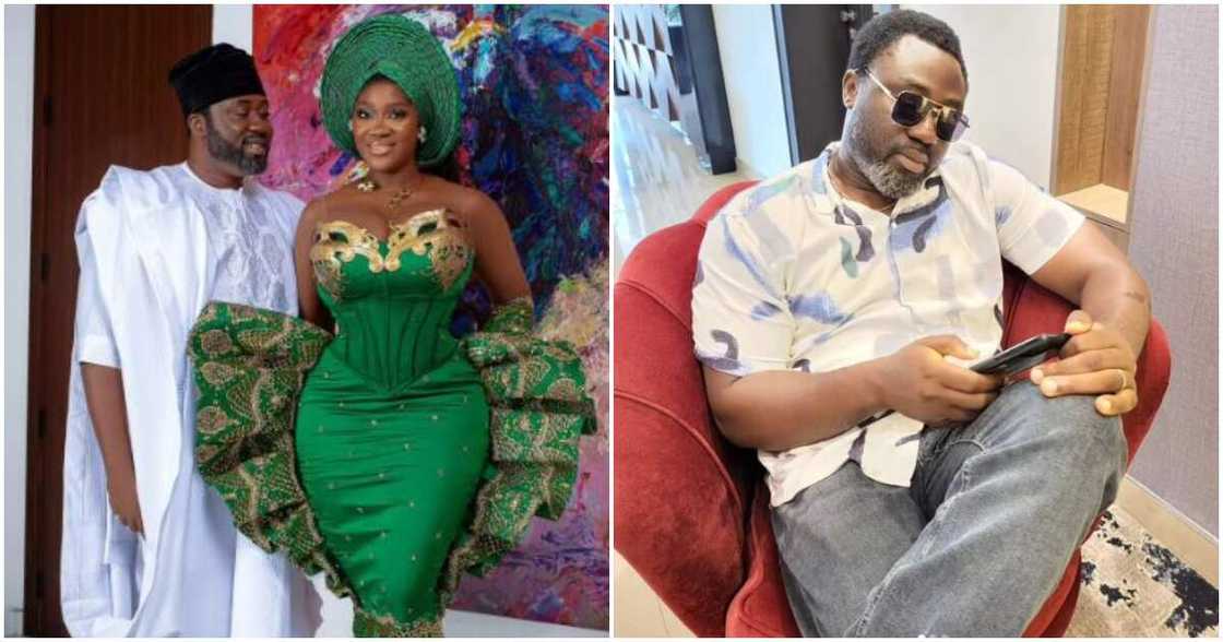 Mercy Johnson and her husband Mercy Johnson and her husband