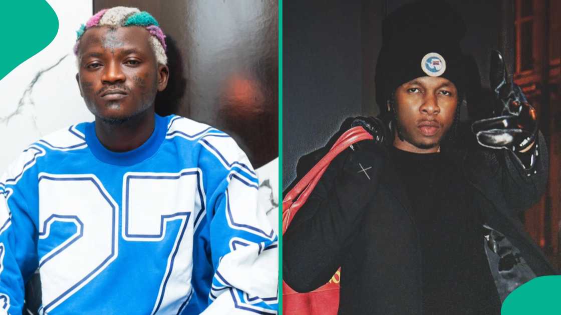 Portable gives Runtown career advice. Portable gives Runtown career advice.