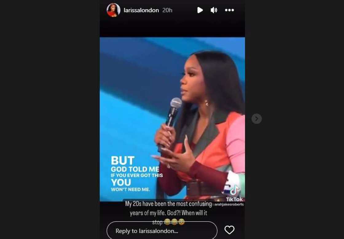 Davido's babymama Larissa London. Davido's babymama Larissa London.