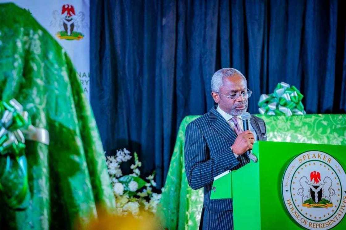 Speaker Femi Gbajabiamila, Chief Olusegun Obasanjo, House of Representatives Speaker Femi Gbajabiamila, Chief Olusegun Obasanjo, House of Representatives