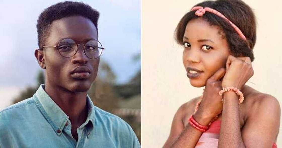 Sad man and woman Sad man and woman