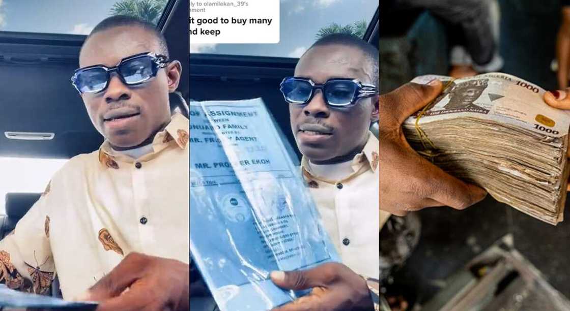 Photos of GehGeh who sold his land for N1 million. Photos of GehGeh who sold his land for N1 million.