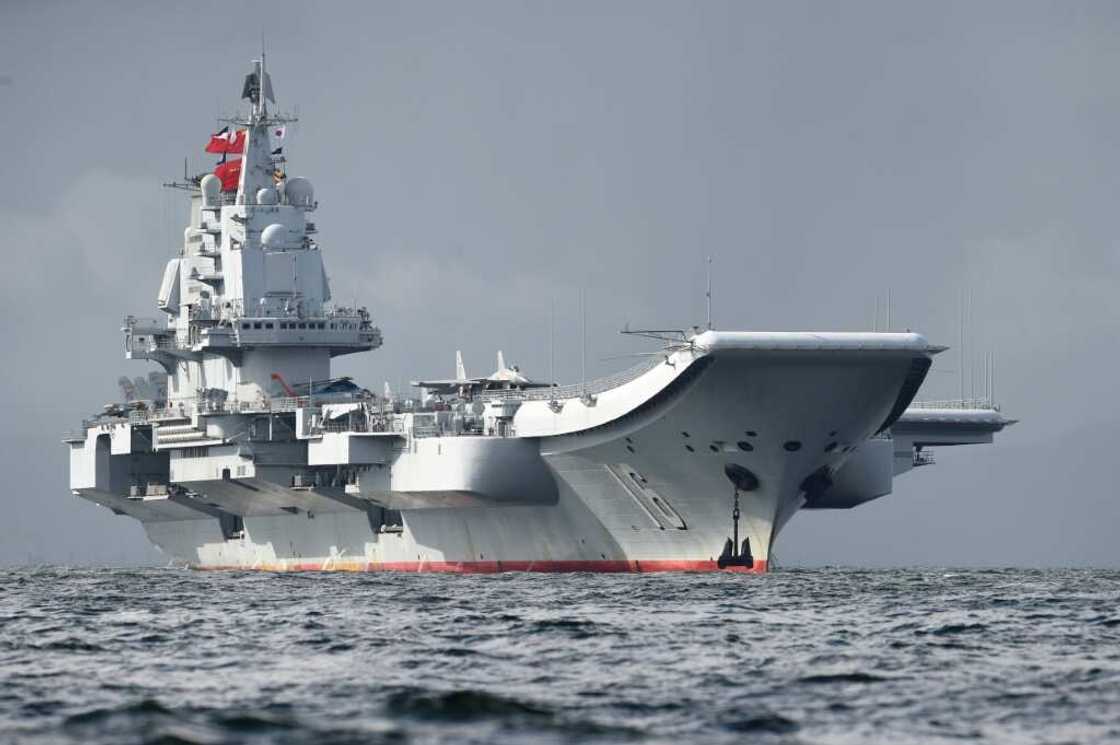 The Liaoning, seen here in 2017, is China's first aircraft carrier The Liaoning, seen here in 2017, is China's first aircraft carrier