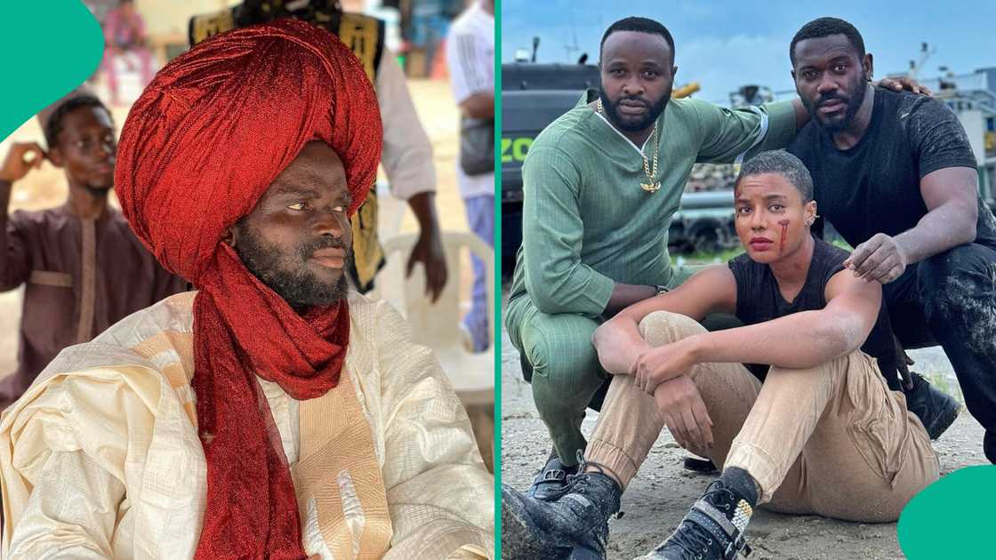 Muslim cleric Sheikh Hamad Labeeb prays for Femi Adebayo.