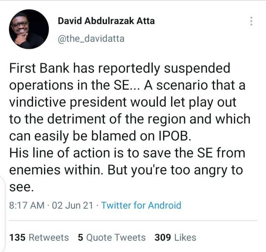 FACT CHECK: First Bank Did Suspend Operations in the Southeast?