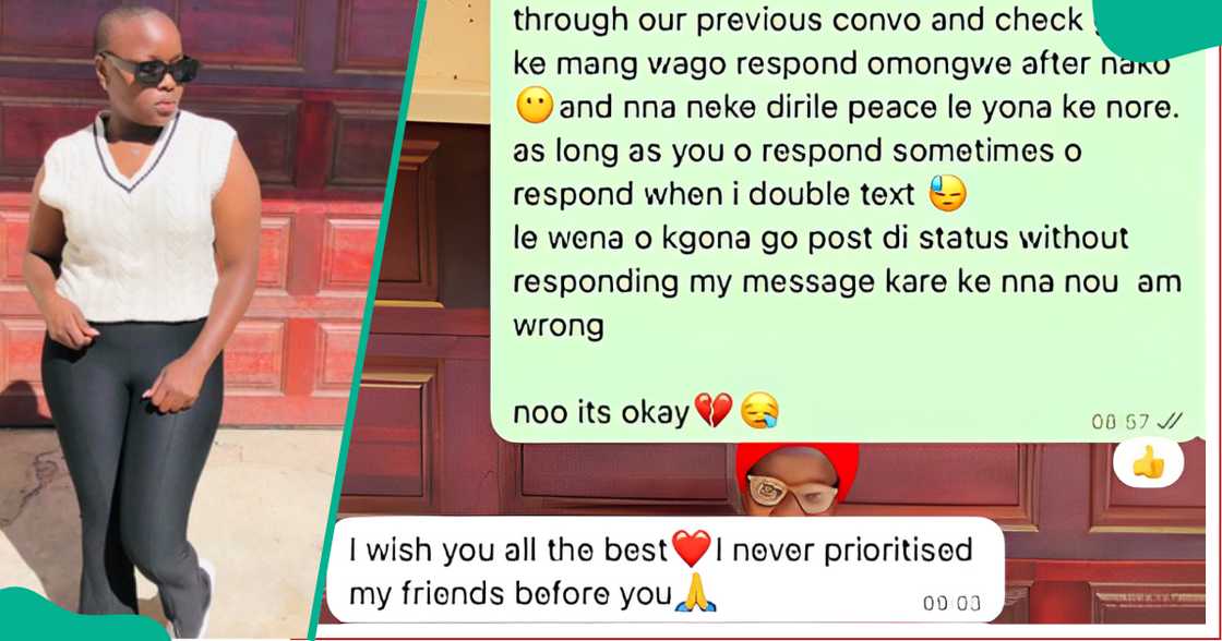 Lady laments as boyfriend dumps her for celebrating friend's birthday