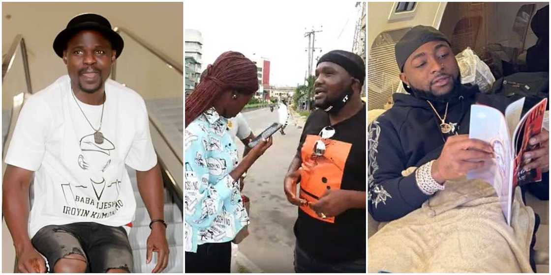 Mumu, Davido 'Knocks' Yomi Fabiyi As He Violates COVID-19 Protocols While Protesting for Baba Ijesha’s Release