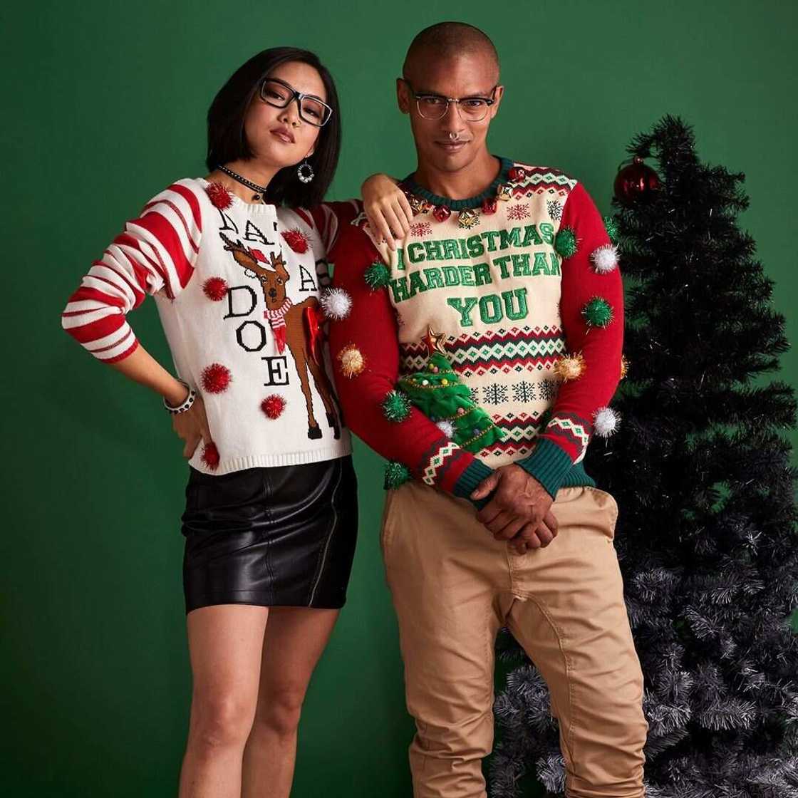 ugly christmas sweaters