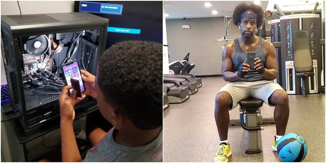 Proud dad shares photo of PC his son built within months, many react Proud dad shares photo of PC his son built within months, many react
