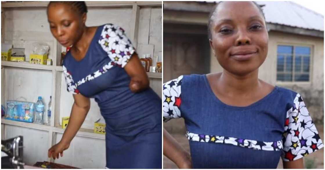 Ability in disability, ladies who lost limbs, Lucy Akogo, lady without hands drives car, ladies without hands Ability in disability, ladies who lost limbs, Lucy Akogo, lady without hands drives car, ladies without hands