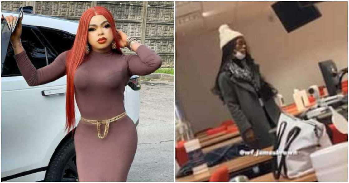 Bobrisky and James Brown Bobrisky and James Brown