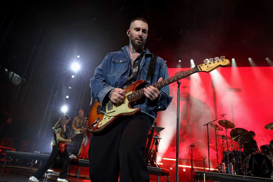 Adam Levine of Maroon 5 performs onstage during Maroon 5 Live in Concert Adam Levine of Maroon 5 performs onstage during Maroon 5 Live in Concert
