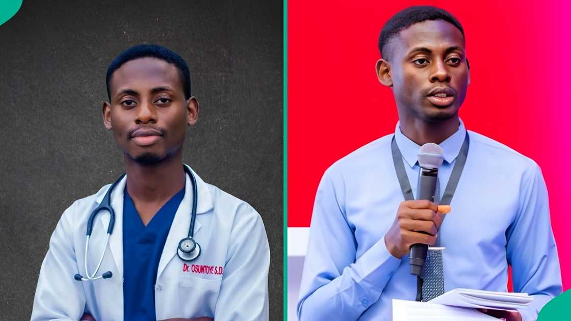 A medical student breaks family record as he finally
becomes doctor A medical student breaks family record as he finally
becomes doctor