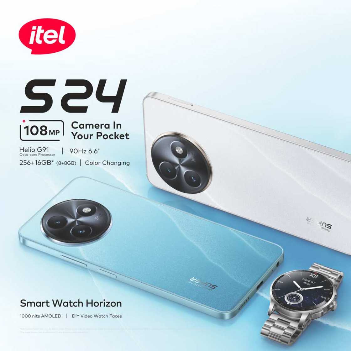 itel Launches S24 Smartphone with 108MP Ultra-Clear Camera itel Launches S24 Smartphone with 108MP Ultra-Clear Camera