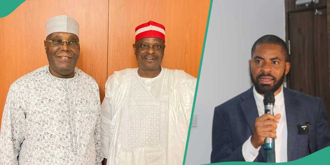 An bayyana dalilin zuwan Atiku wajen Kwankwaso