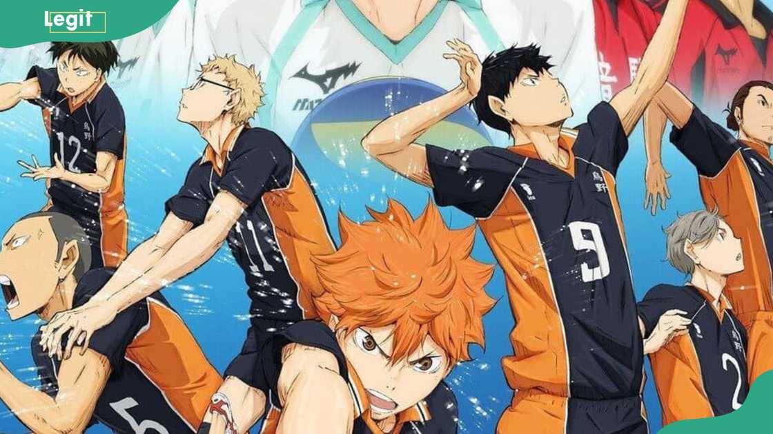 Haikyu! poster with the main characters