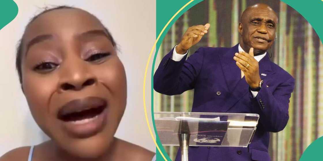 Nigerian TikToker calls out Pastor Ibiyeomie over crazy offering demands. Nigerian TikToker calls out Pastor Ibiyeomie over crazy offering demands.