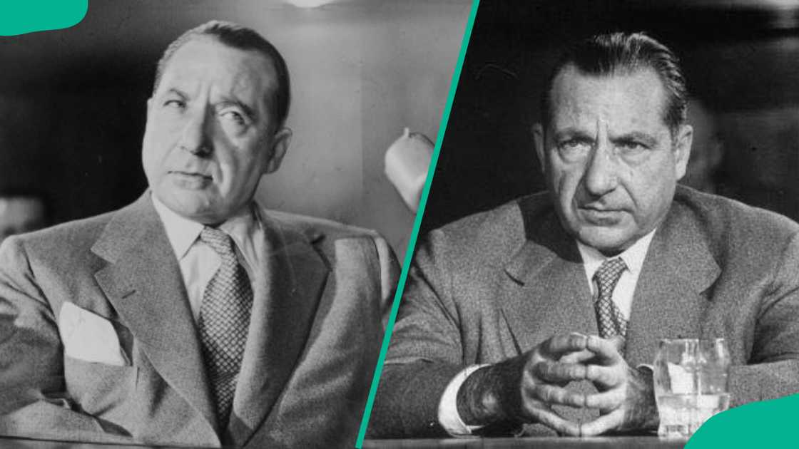 Francesco Costello addressing people. Francesco Costello addressing people.