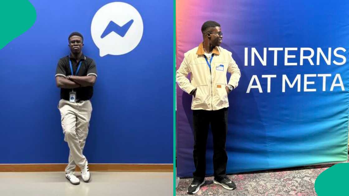 Joy as UNILAG engineering student gets network production engineering internship role at Meta, takes photos at company's London office