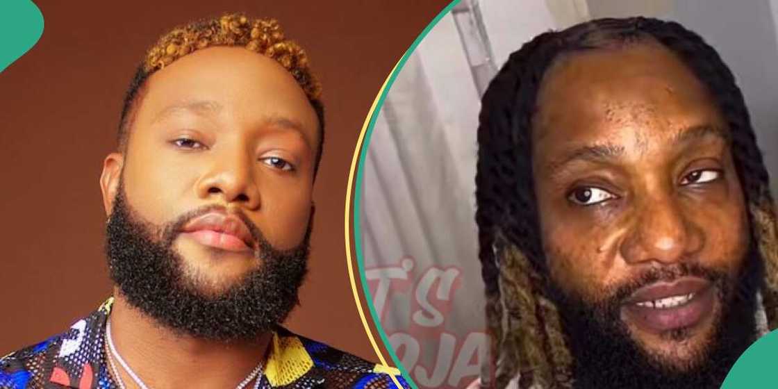 Singer Kcee's natural face trends