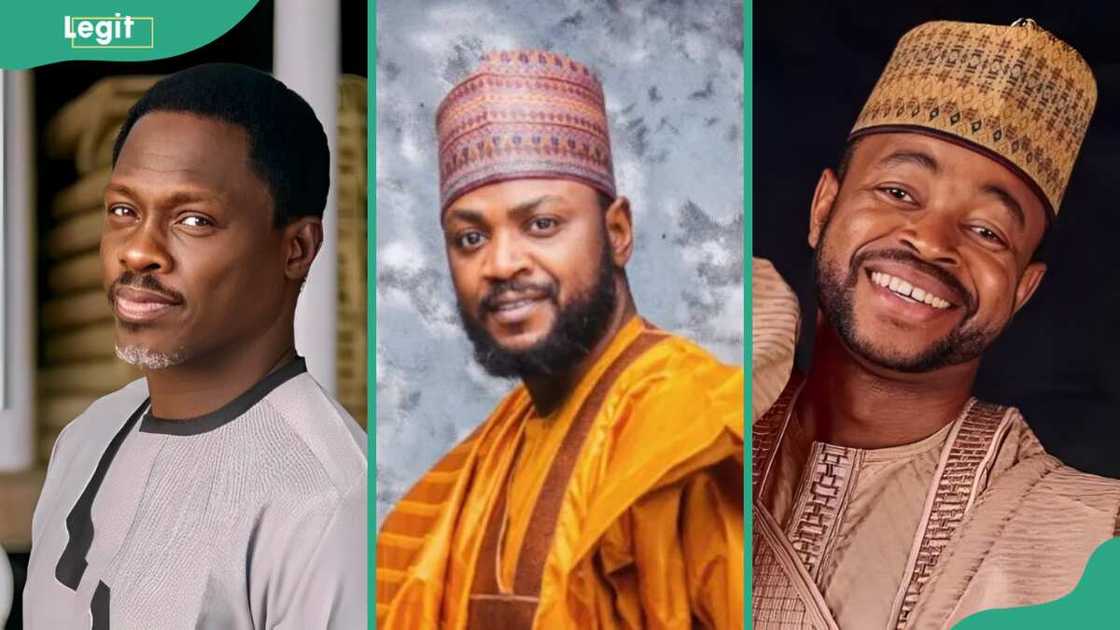 Ali Nuhu (L), Adam Zango (C) and Sani Danja (R) Ali Nuhu (L), Adam Zango (C) and Sani Danja (R)