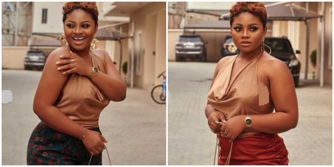 Photos of BBNaija star Tega. Photos of BBNaija star Tega.