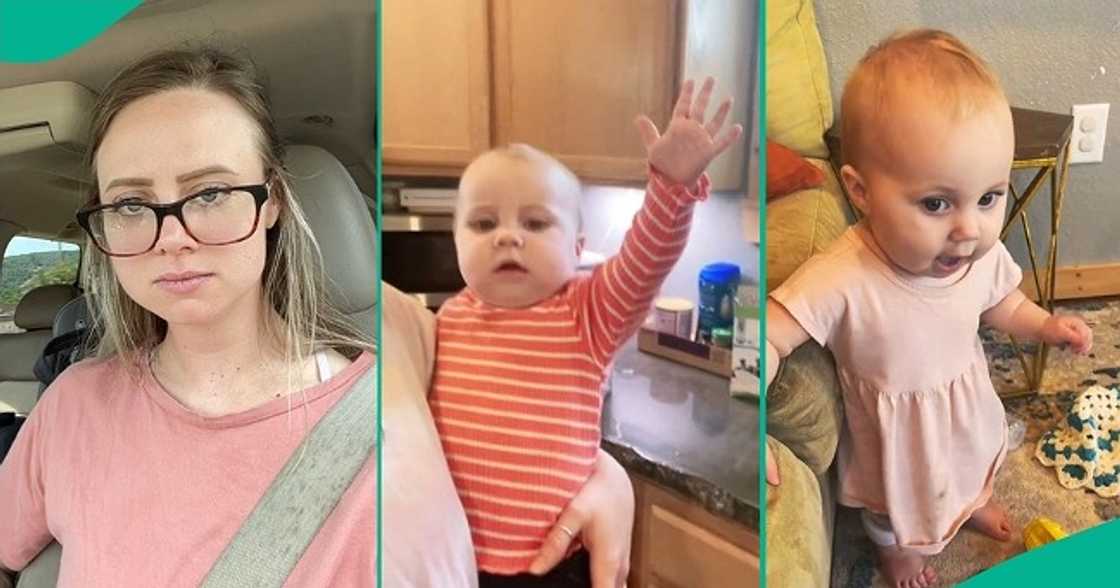 Toddler reacts to hearing gospel song Toddler reacts to hearing gospel song
