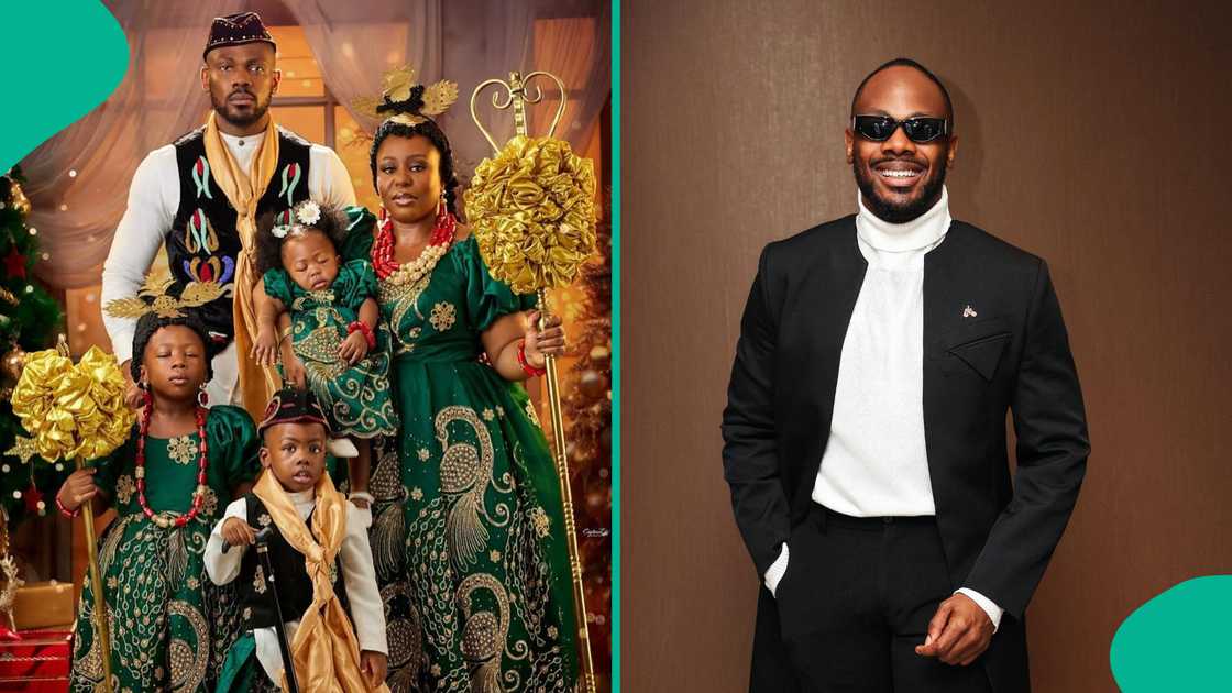 Daniel Etim-Effiong releases classy Christmas family photos