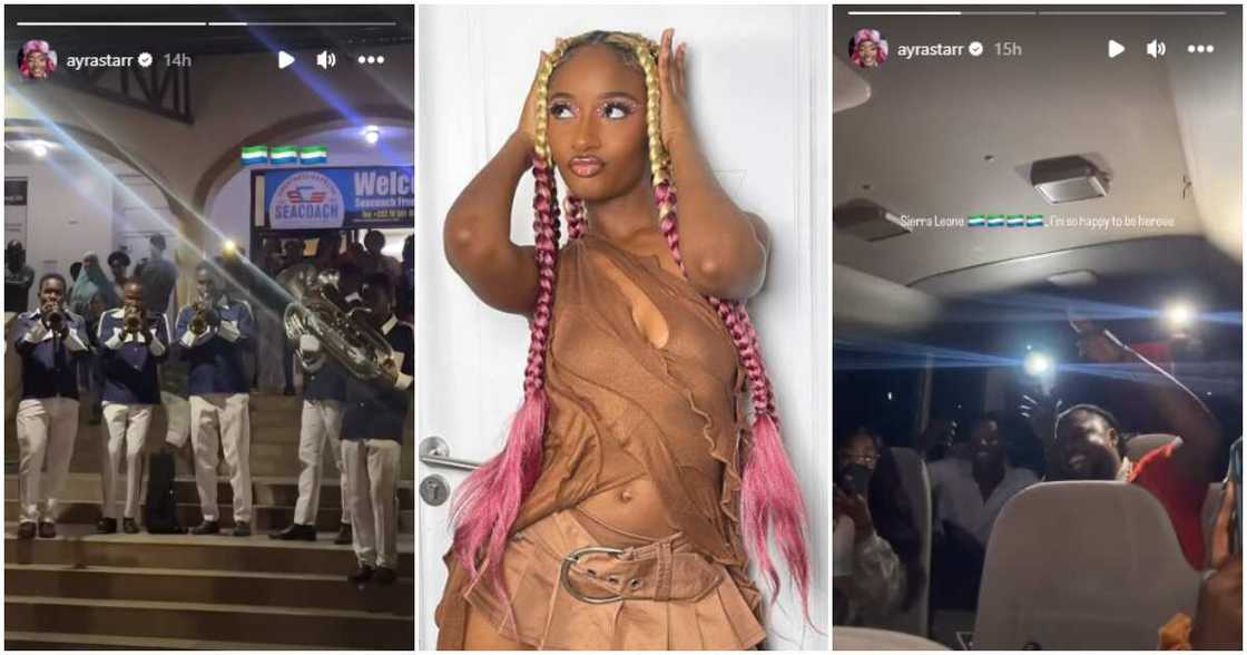 Ayra Starr in Sierra Leone. Ayra Starr in Sierra Leone.