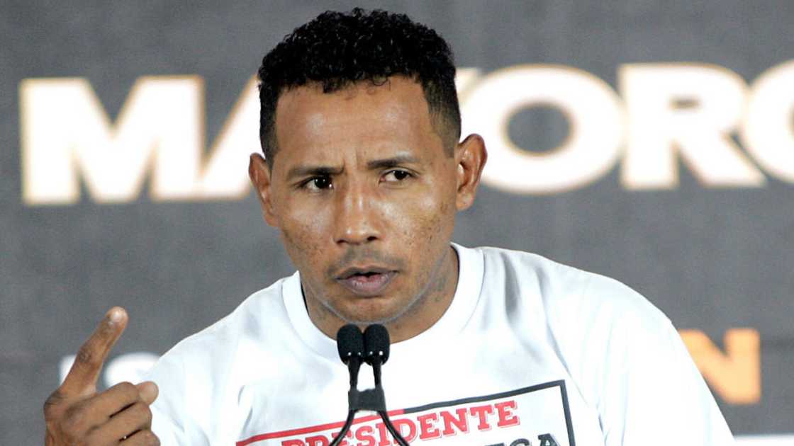 Ricardo Mayorga at The Forum in Inglewood, California. Ricardo Mayorga at The Forum in Inglewood, California.