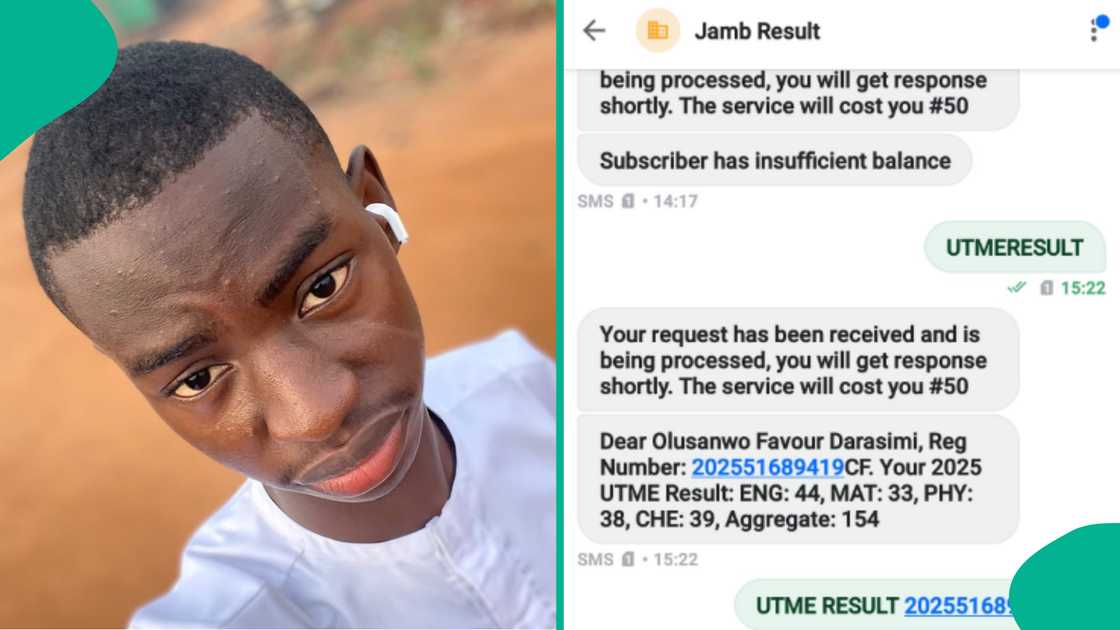 Boy shares his JAMB result, shows his performance. Boy shares his JAMB result, shows his performance.