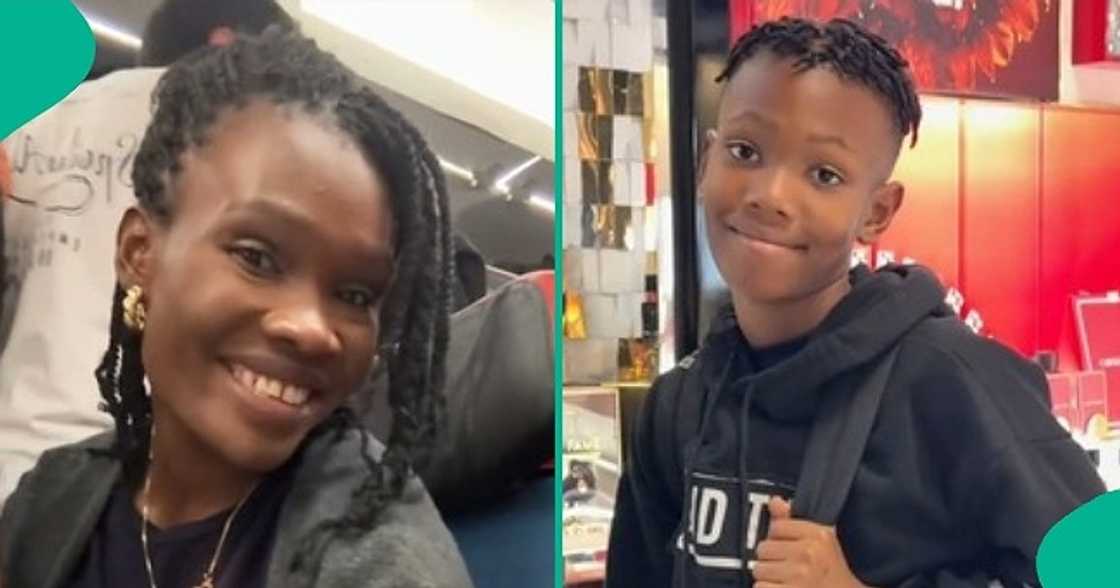 Woman finally brings her 10-year-old son to Europe Woman finally brings her 10-year-old son to Europe