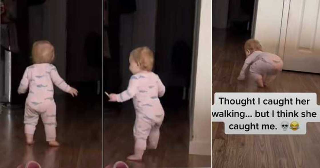Mum catches daughter walking, secretly Mum catches daughter walking, secretly